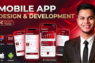 build mobile app development as a full stack devloper and uiux designer