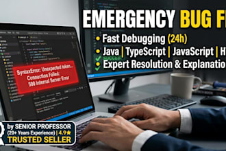 fix your java, typescript, javascript or HTML bug fast