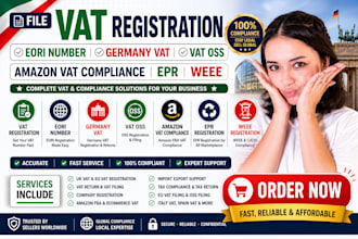 file vat registration eori number germany vat oss amazon vat compliance epr weee