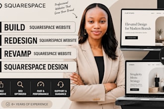 build squarespace website redesign squarespace website revamp squarespace design