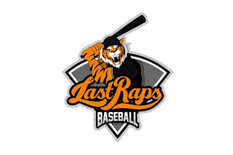 design classic baseball team club logo