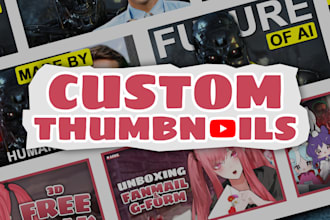 create a custom youtube thumbnail