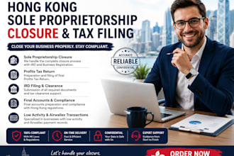 handle hong kong sole proprietorship closure and ird deregistration