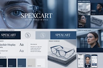 design a canva brand kit, social media kit and instagram branding templates