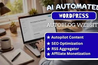 create an automated news website and autopilot blog with google news approval