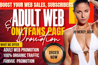 do adult shopify, fanvue promotion, onlyfans page, fansly, adult web promotion