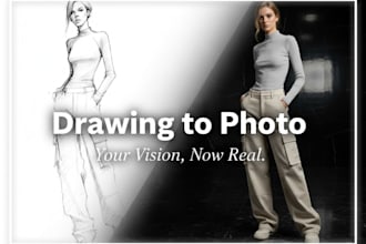 convert your drawings into realistic ai photos