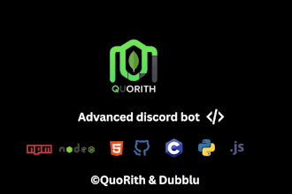 develop a discord bot for moderation, verification, and security