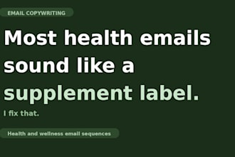 write health emails that feel human not clinical