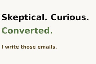 write health emails that make skeptics buy