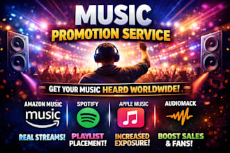 usa amazon music promotion apple music spotify music audiomack music promotion