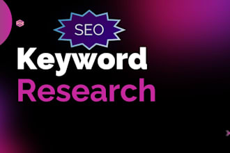 do SEO keyword research and competitor analysis for your niche