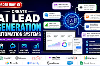 build lead generation systems using ai automation systems zapier n8n openai