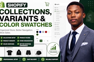 fix shopify product variants, collections, filters and color swatches smart shop
