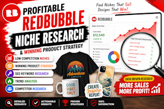 discover profitable redbubble niche research and winning product strategy