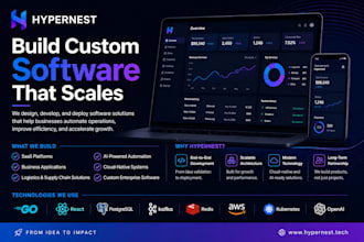build custom software solutions for your business