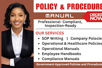 write ndis compliance policies and employee handbooks