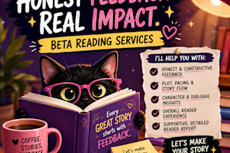 beta read and sensitivity read romance, fantasy, or horror
