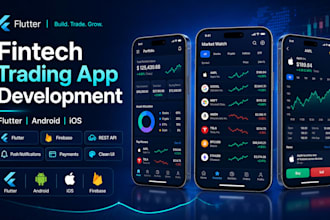 develop fintech trading app in flutter