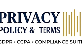 write a gdpr and ccpa compliant privacy policy and terms of service