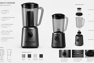 create new products concepts and design 2d and 3d cad design