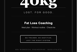 help you lose fat with a personalised meal and exercise plan