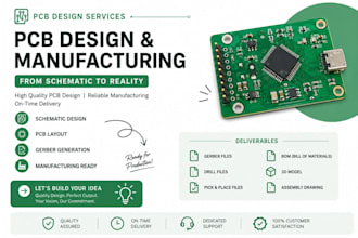 generate gerber files and prepare your pcb design for manufacturing