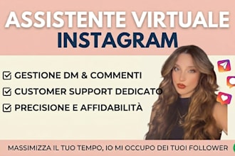 be your instagram virtual assistant and social media manager