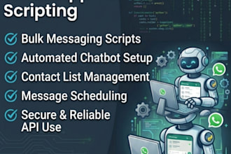 create a custom python script for whatsapp automation and bulk messaging