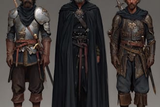 fantasy character art and fantasy character art