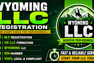 register USA llc registration, llc formation, wyoming US llc and ein