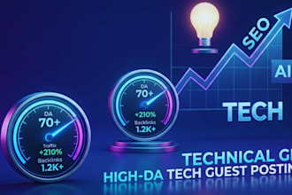 build tech backlinks on technology blogs with manual outreach