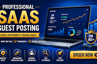 build high authority saas backlinks through guest posting