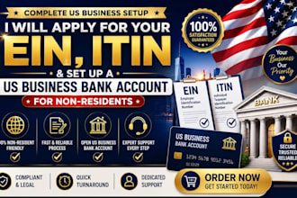 apply for your ein  and set up a US business bank account for non resident