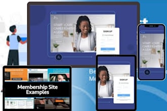 build squarespace membership website, subscription site and gated content system