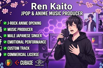 be your jrock anime opening music producer and male japanese singer track