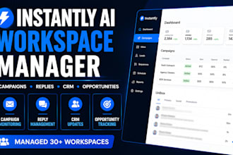 manage your instantly ai workspace and cold email campaign replies