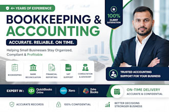 do bookkeeping, accounting, uae vat filing services