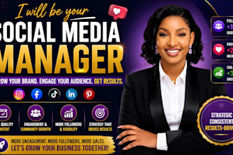 be your social media manager social media marketing manager