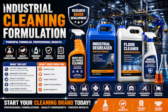 formulate industrial and commercial cleaning products