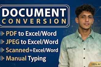 convert PDF to excel or image to excel , google sheets