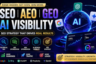 do monthly off page and ai SEO, aeo GEO and google index
