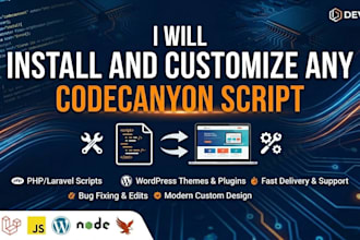install and customize any codecanyon script