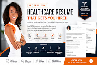 craft a professional healthcare resume medical nurse biotech surgeon pharmacist