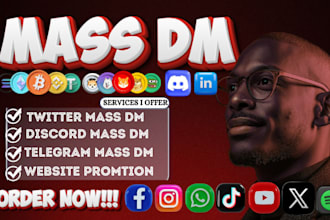 do telegram mass dm, discord mass dm, whatsapp mass dm, instagram mass dm