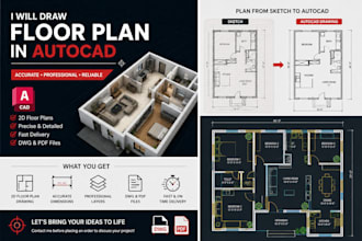 draw floor plan in autocad