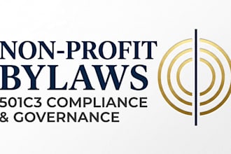 write 501c3 compliant non profit bylaws and conflict of interest policies