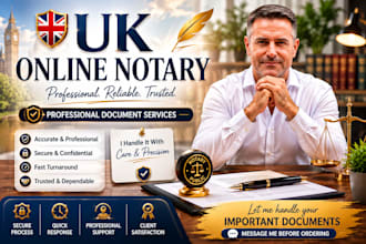 provide fast UK online notary and online notarization services