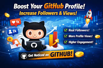 do github promotion to increase followers and viewers