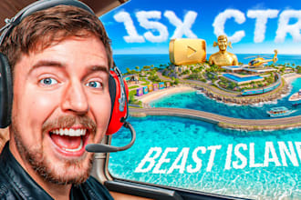 design amazing eye catching youtube thumbnail and banner